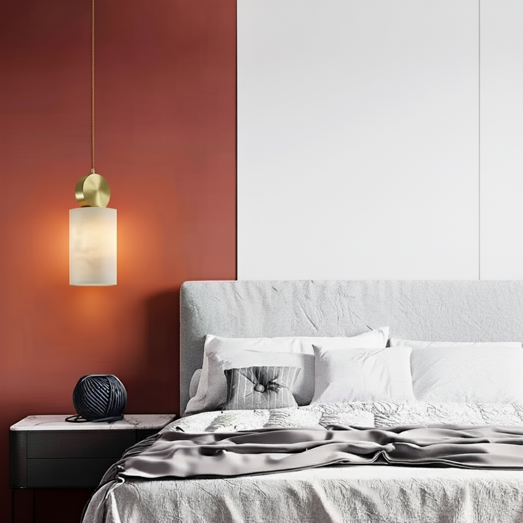 Simple Nordic Alabaster Pendant Light