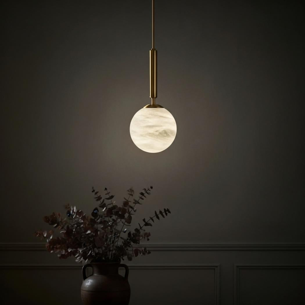 Light Luxury Creative Round Pendant Light
