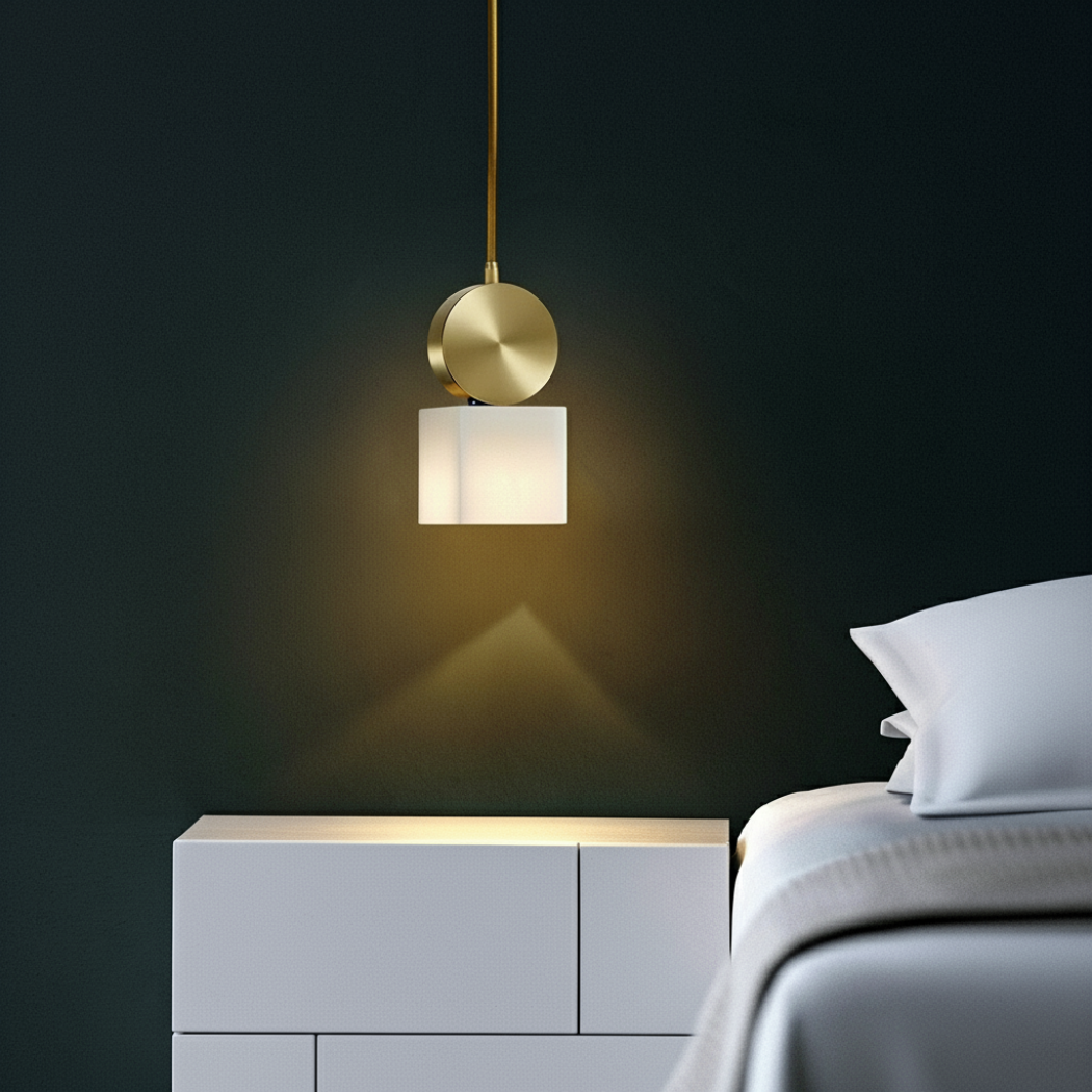 Simple Nordic Alabaster Pendant Light