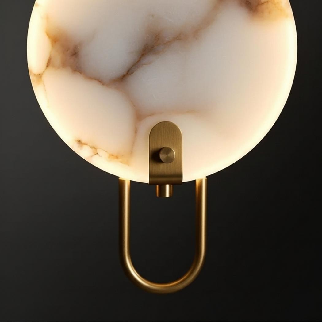 Light Luxury Alabaster Long Chandelier
