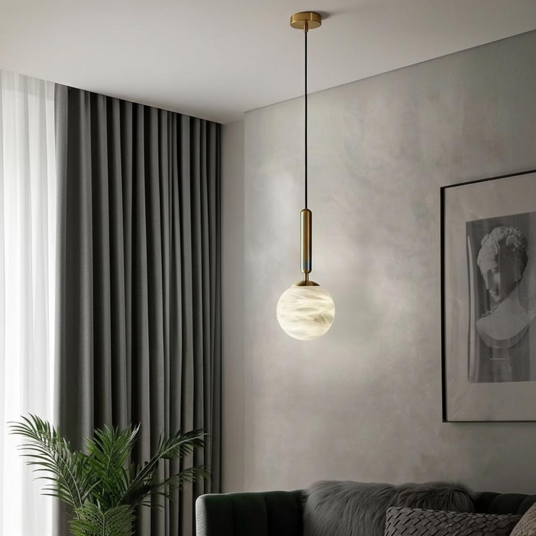 Light Luxury Creative Round Pendant Light